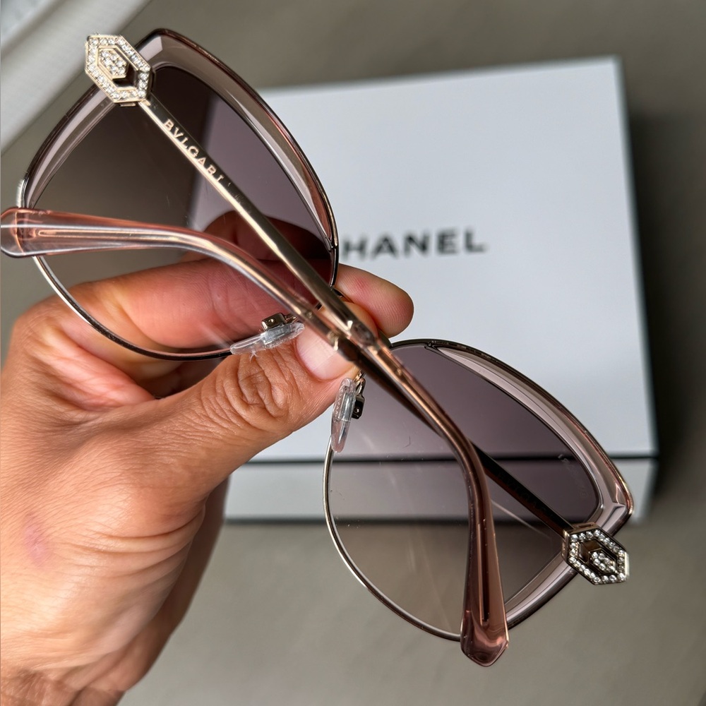 Bvlgary BV6128B Sunglasses by Bvlgary Shape: Square / Oversized, Material: Met - Picture 11 of 15